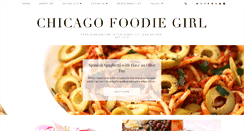 Desktop Screenshot of chicagofoodiegirl.com